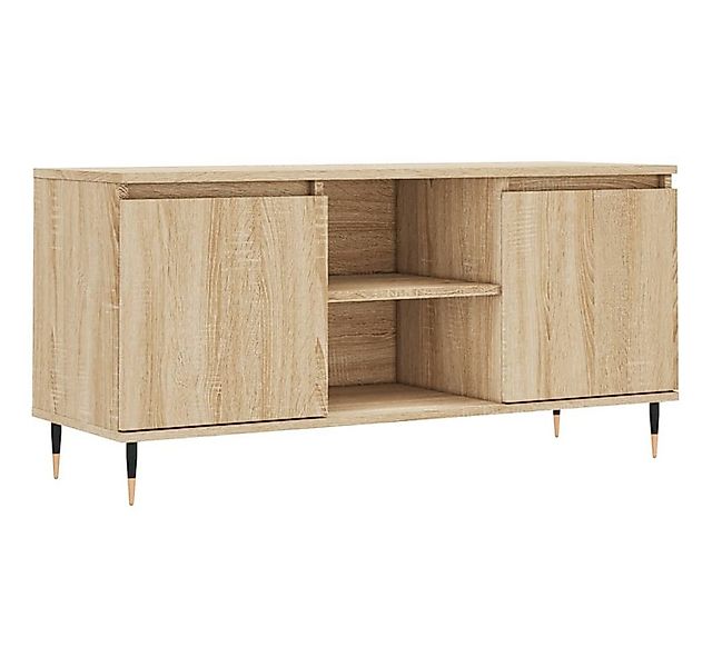 vidaXL TV-Schrank TV-Schrank Sonoma-Eiche 104x35x50 cm Holzwerkstoff (1-St) günstig online kaufen