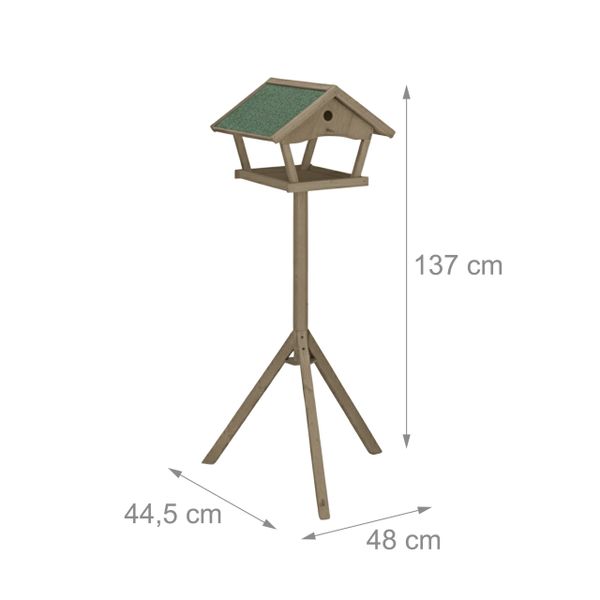 relaxdays Vogelhaus XXL Vogelfutterhaus mit Ständer, günstig online kaufen