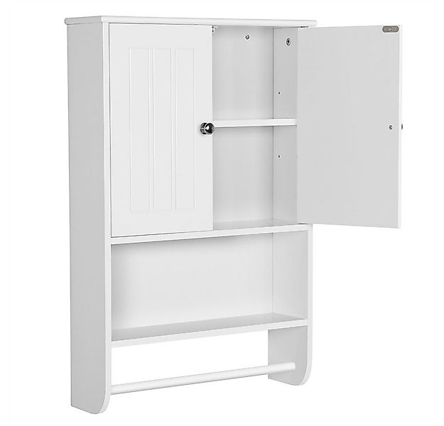 Yaheetech Hängeschrank Badezimmerschrank Wandschrank mit Handtuchhalter und günstig online kaufen