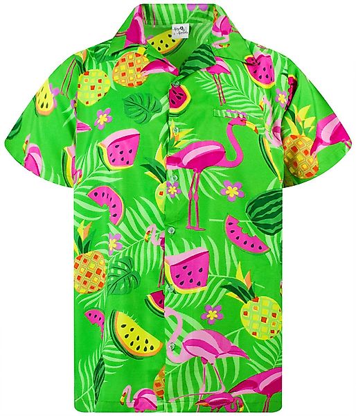 King Kameha Hawaiihemd Flamingo Melone Übergrößen günstig online kaufen
