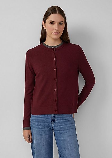 s.Oliver Cardigan Strickjacke Feinstrickcardigan aus Viskosemix günstig online kaufen