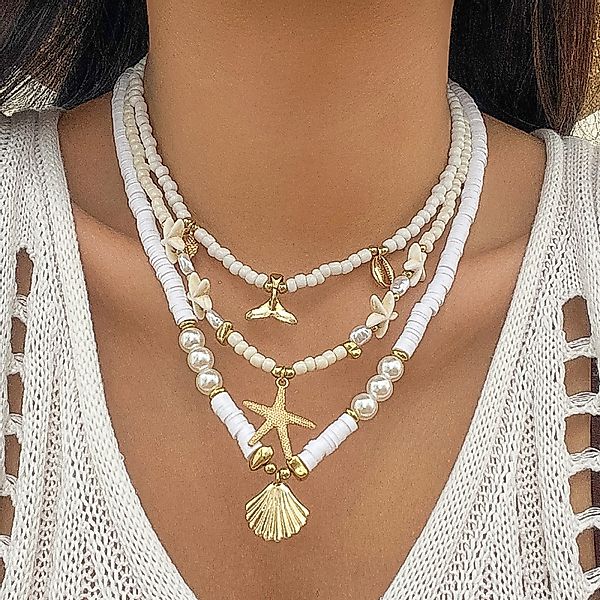 AUKUU Kette mit Anhänger Vielseitiges Schmuckset günstig online kaufen