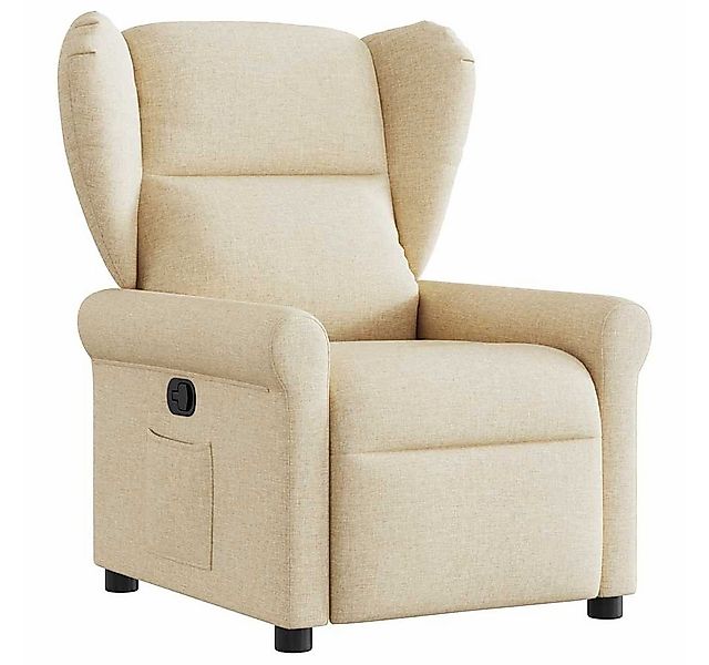 vidaXL Sessel Relaxsessel Creme Stoff (1-St) günstig online kaufen