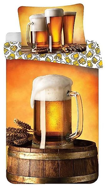 Jerry Fabrics Kinderbettwäsche Bier, Renforcé, 2 teilig günstig online kaufen