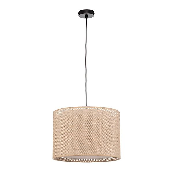 Lindby Pendelleuchte Soula 10012922 Landhaus Vintage Rustikal in Creme 1-fl günstig online kaufen