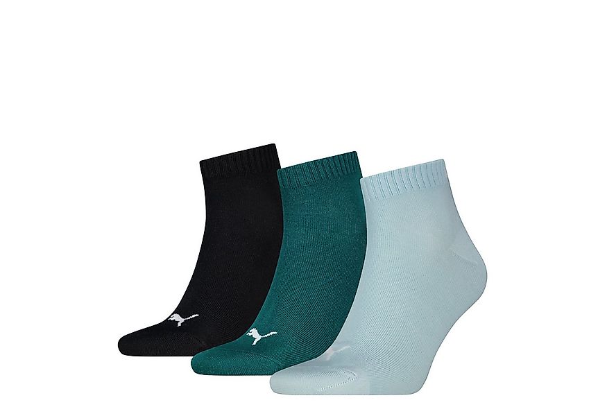 PUMA Kurzsocken PUMA UNISEX QUARTER PLAIN 3P (3-Paar, 3 Paar) Atmungsaktiv, günstig online kaufen