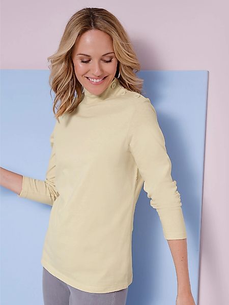 Classic Basics Langarmshirt "Stehkragen-Shirt", (1 tlg.) günstig online kaufen