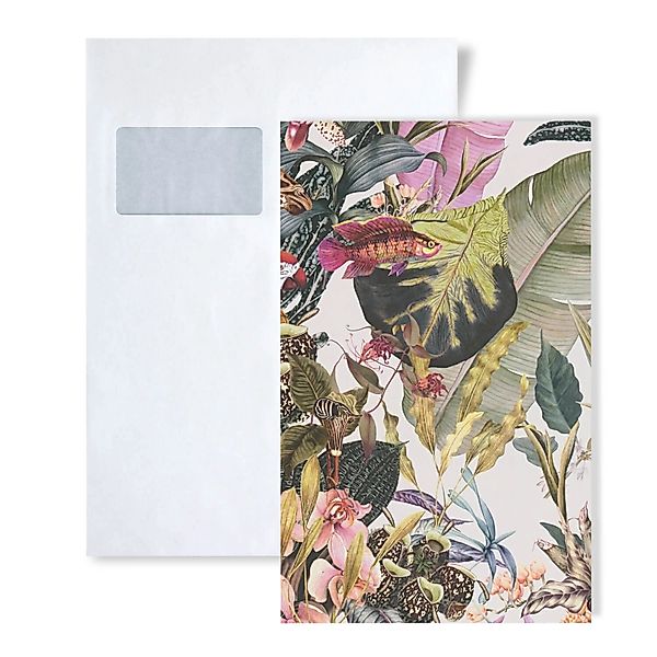 PROFHOME 1 MUSTERSTÜCK S-381763-GU DIN A4 MUSTER der Dschungel Tapete günstig online kaufen