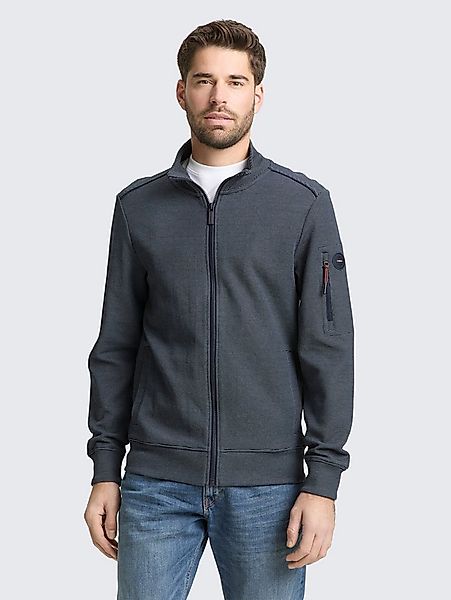 TOM TAILOR Sweatjacke Strick & Sweatshirts Sweatjacke mit Stehkragen günstig online kaufen