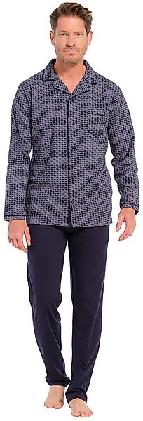 Pastunette Schlafanzug Herren Pyjama lang geknöpft günstig online kaufen