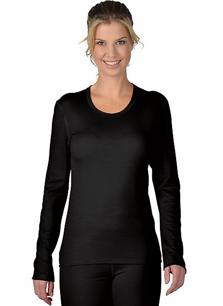 Trigema Longsleeve "TRIGEMA Sportshirt aus Merinowolle" 1 Stk. tlg. günstig online kaufen