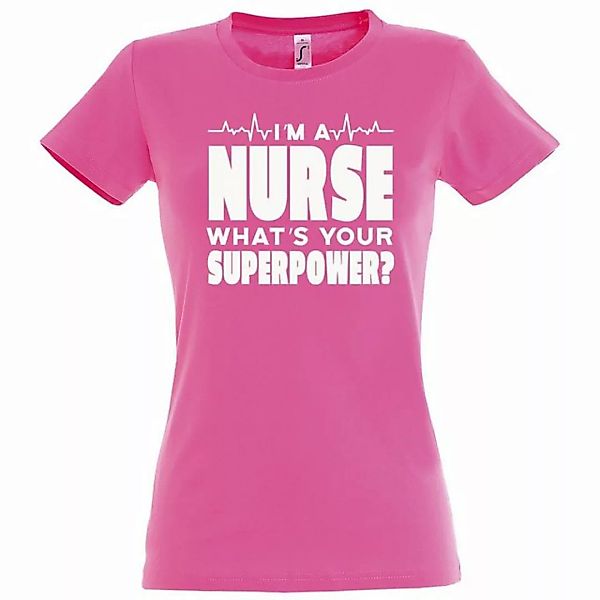 Youth Designz T-Shirt "I Am A Nurse, What´s Your Superpower?" Damen Shirt m günstig online kaufen