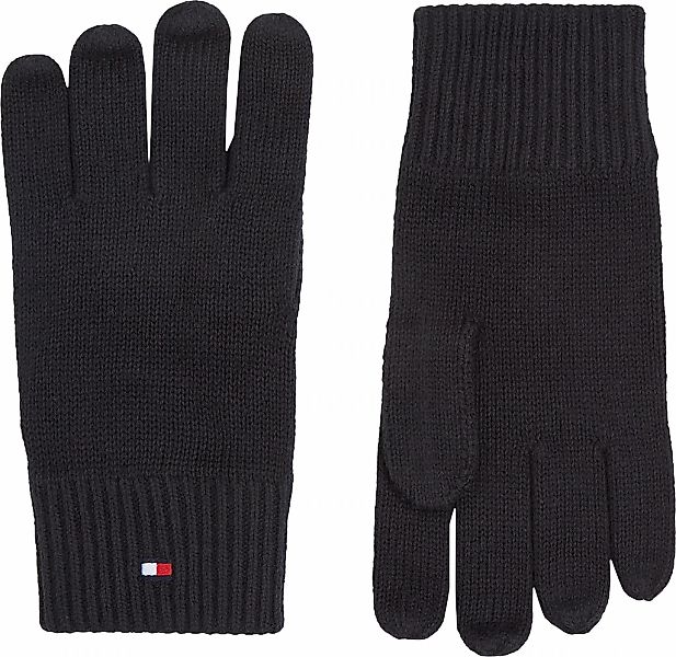 Tommy Hilfiger Strickhandschuhe "ESSENTIALS FLAG GLOVES", mit Logostickerei günstig online kaufen