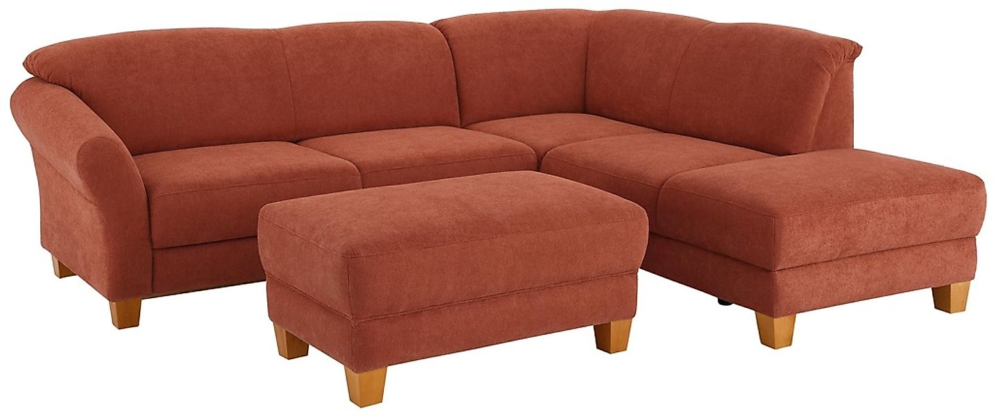 Home affaire Ecksofa »Gotland L-Form« wahlweise mit Sitztiefenverstellung + günstig online kaufen