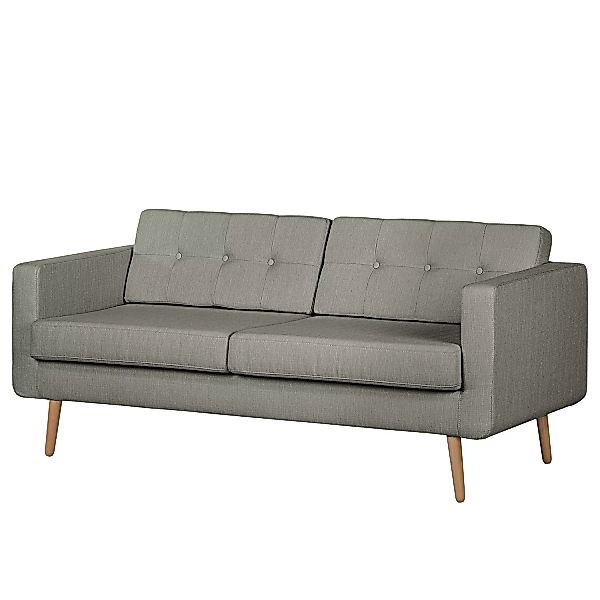 home24 Mørteens Sofa Croom I 3-Sitzer Grau Webstoff 184x84x81 cm (BxHxT) Sk günstig online kaufen