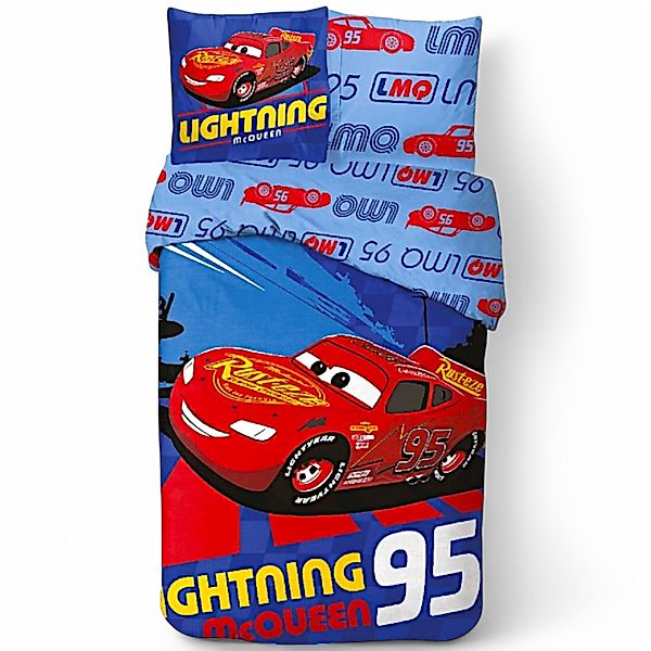 Disney Cars Bettwäsche Lightning McQueen, Baumwolle, günstig online kaufen