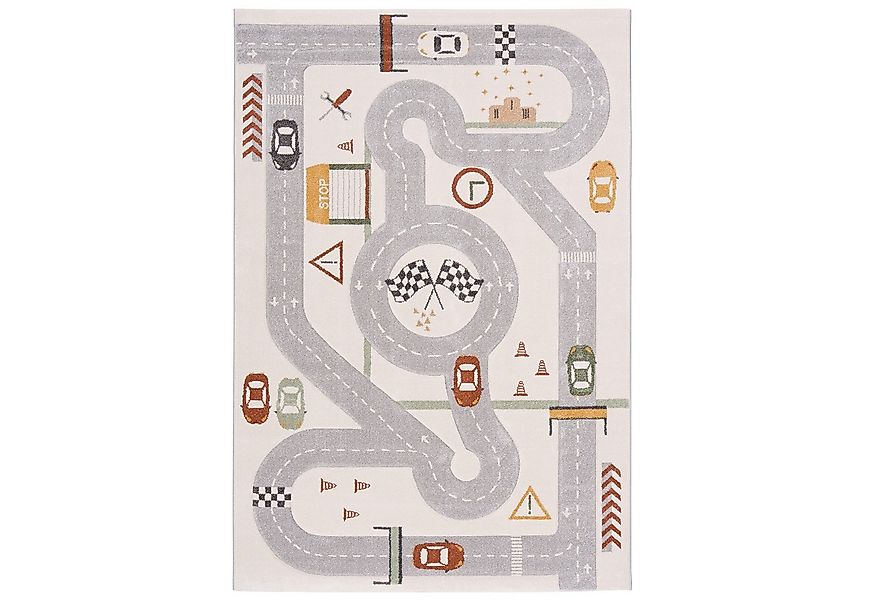 Pergamon Kinderteppich Kinder Teppich Maui Kids Rennbahn, Rechteckig, Höhe: günstig online kaufen