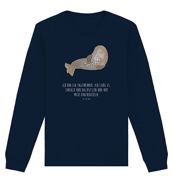 Mr. & Mrs. Panda Longpullover Robbe Lachen Größe L - French Navy - Geschenk günstig online kaufen