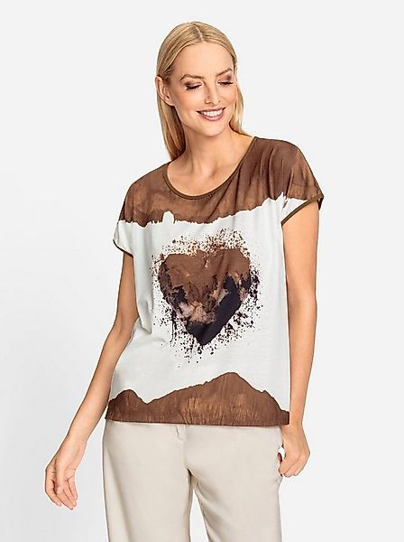 heine T-Shirt Druck-Shirt Kurzarm günstig online kaufen