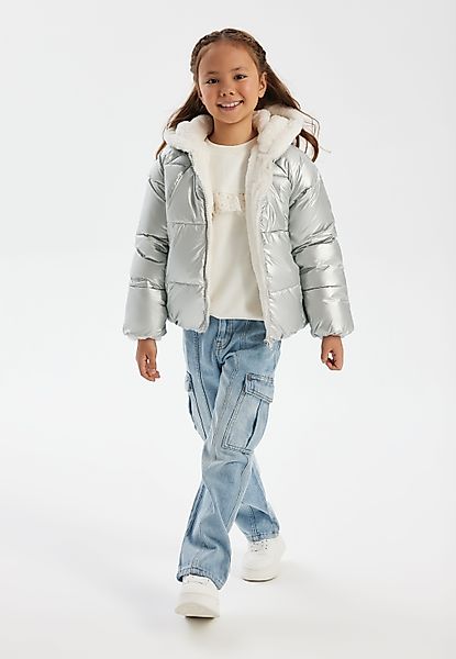 MINOTI Winterjacke Wendejacke mit Teddystoff (9m-8y) günstig online kaufen