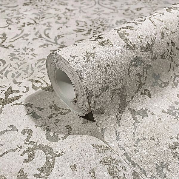 Marburg Vliestapete Patina, strukturiert, glänzend, moderne Tapete für Wohn günstig online kaufen
