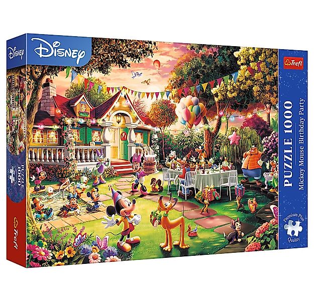 Trefl Puzzle Disney Mickey Maus Geburtstagsparty, 1000 Teile Puzzle, 1000 P günstig online kaufen