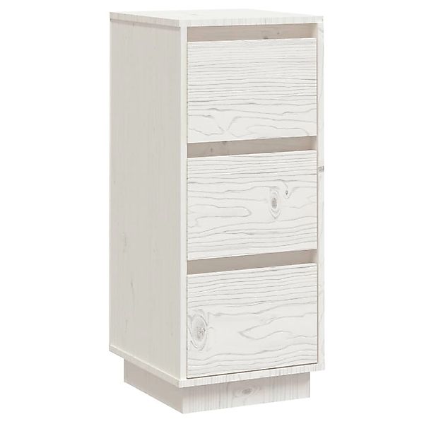 vidaXL Sideboard Weiß 32x34x75 cm Massivholz Kiefer 813367 günstig online kaufen