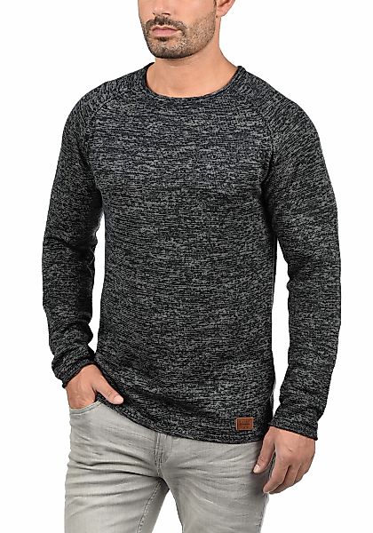 Blend Strickpullover "BHDan", Stilvoller Strickpullover mit aufgerollten Sä günstig online kaufen