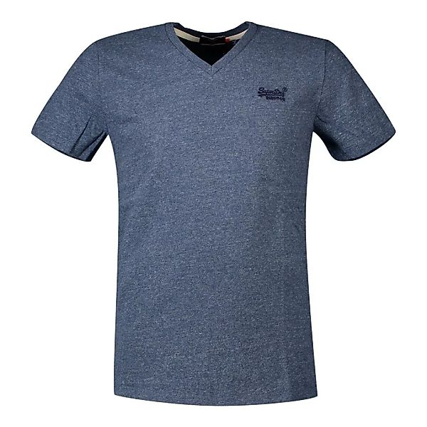 Superdry Orange Label Classic Vee Kurzarm T-shirt XS Navy Marl günstig online kaufen