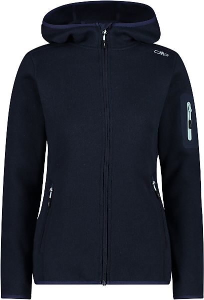 CMP Strickfleecejacke KNITTED MELANGE HOODY WOMAN günstig online kaufen