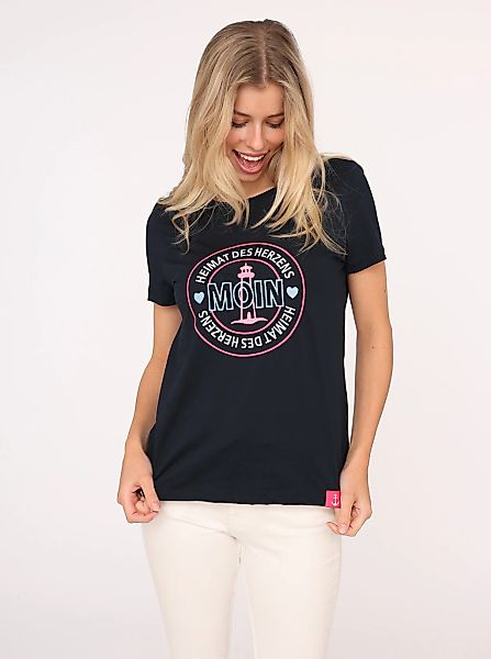 Zwillingsherz T-Shirt "Heimat des Herzens" Mit günstig online kaufen