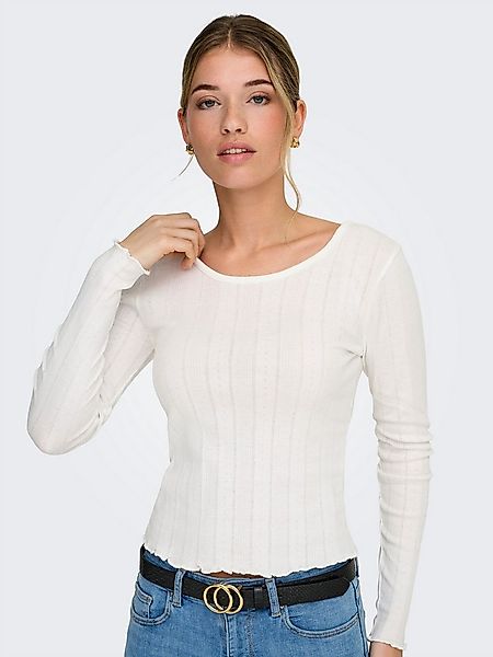 ONLY Langarmshirt ONLTENNA O-NECK L/S TOP JRS NOOS günstig online kaufen
