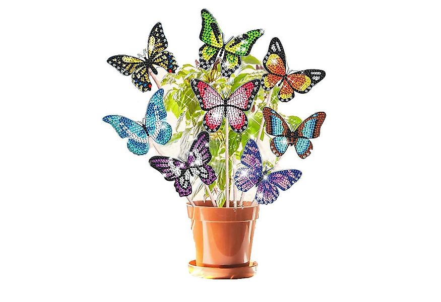 Kaket Malvorlage Schmetterling-Diamant-Malset, Garten- und Balkon-Deko (Set günstig online kaufen