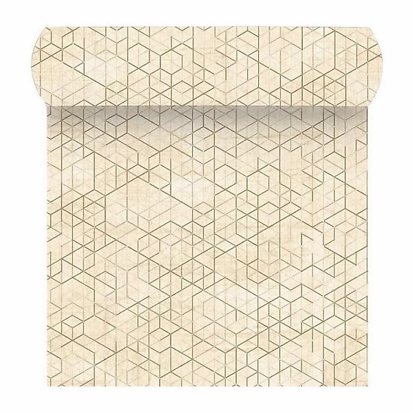 Erfurt Vliestapete Würfelmuster beige B/L: ca. 53x1005 cm günstig online kaufen