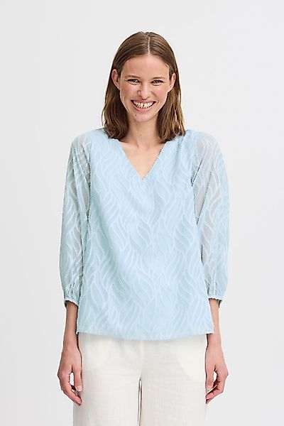 b.young Kurzarmbluse BYFRIKKE VNECK BLOUSE - günstig online kaufen