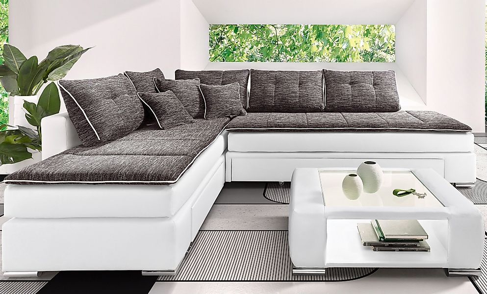 INOSIGN Ecksofa "Night & Day L-Form, B: 304 cm", mit Bettfunktion, Bettkast günstig online kaufen