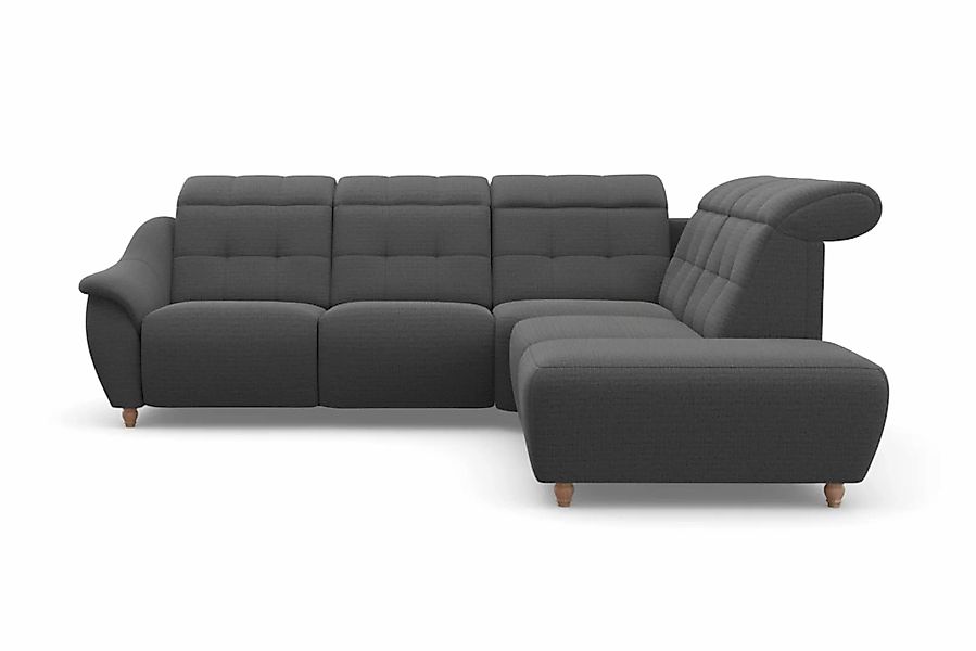 Home affaire Ecksofa »Boston L-Form«, Kopfteilverstellung an jeder Sitzfläc günstig online kaufen