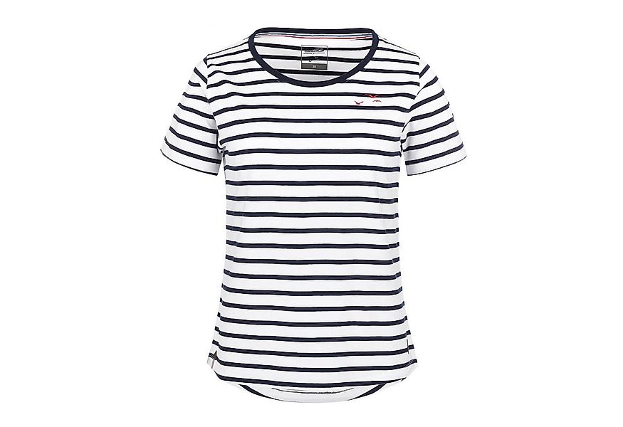 modAS T-Shirt Damen Kurzarm-Shirt im bretonischen Streifen-Design aus Baumw günstig online kaufen