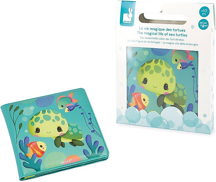 Janod Badespielzeug Badebilderbuch »Das Zauberhafte Leben der Schildkröten« günstig online kaufen