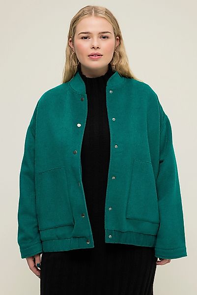 Studio Untold Kurzjacke Blouson oversized Wolloptik günstig online kaufen