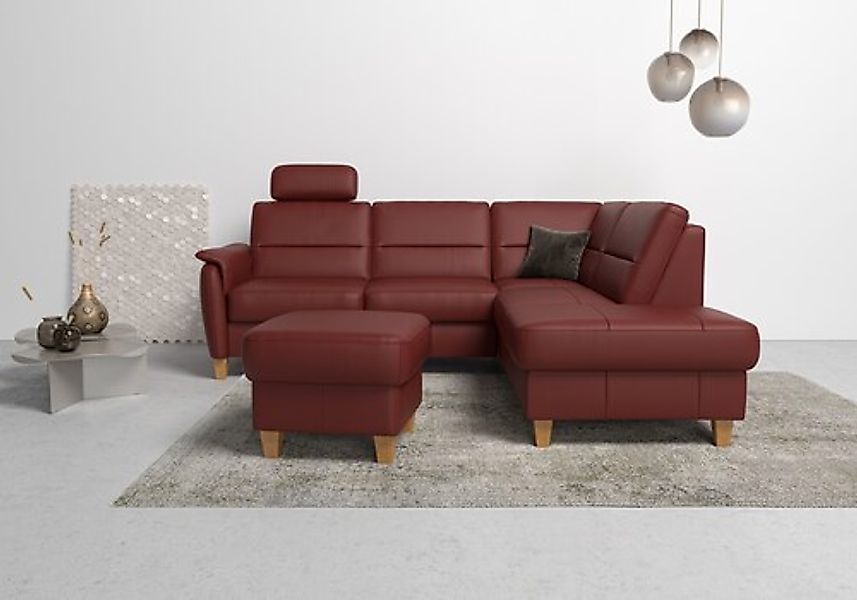 Home affaire Ecksofa »Palmera L-Form, B: 236 cm« optional Bettfunktion & Be günstig online kaufen