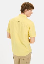 camel active Kurzarmhemd aus einem Baumwoll-Leinenmix günstig online kaufen