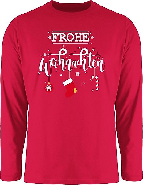 Shirtracer Rundhalsshirt Frohe Weihnachten I Weihnachtsmotiv Weihachten Kle günstig online kaufen