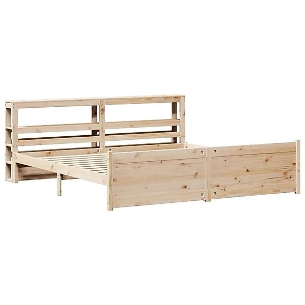 vidaXL Bettgestell mit Kopfteil Ohne Matratze 200x200 cm 3306029 günstig online kaufen