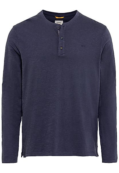 camel active Longsleeve mit Serafinokragen Farbe dunkelblau Größe: 4XL günstig online kaufen