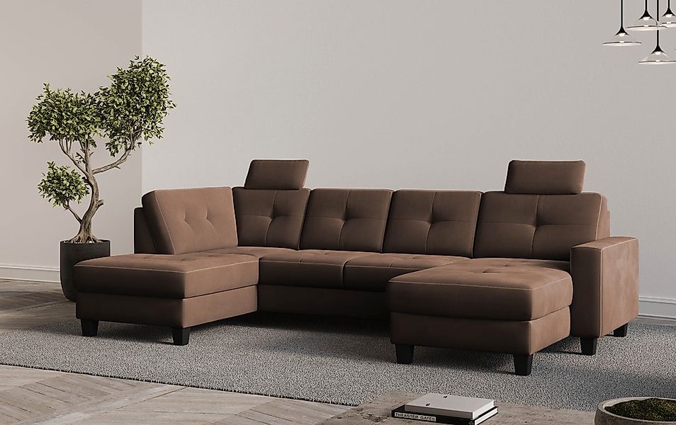 Home affaire Wohnlandschaft "Varese" wahlweise mit Bettfunktion und Bettkas günstig online kaufen