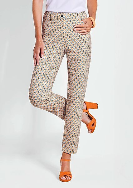 GOLDNER Stoffhose Druckhose Louisa günstig online kaufen