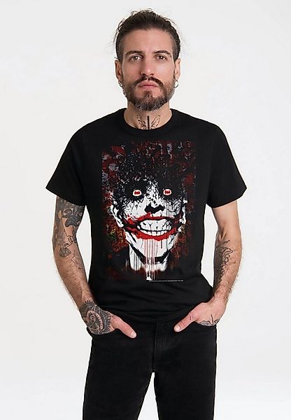 LOGOSHIRT T-Shirt Batman - Joker Bats Graffiti mit coolem Superschurken-Pri günstig online kaufen