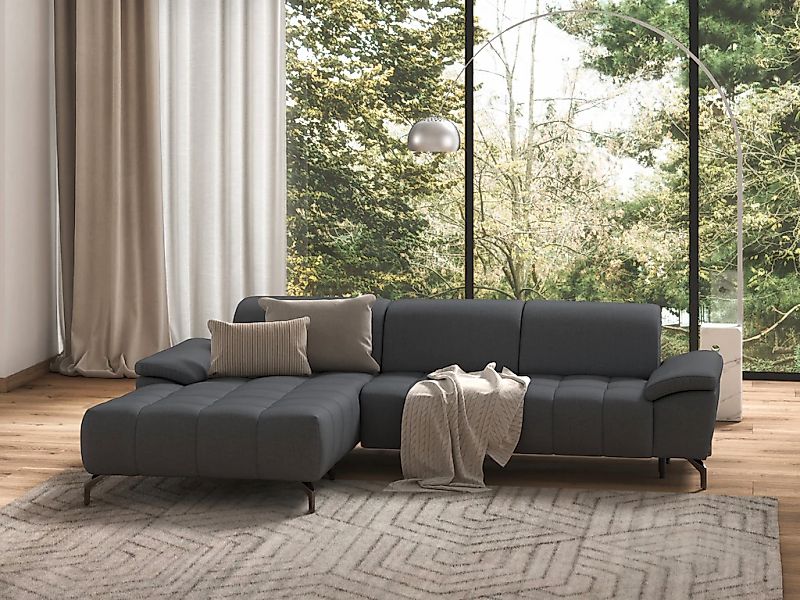sit&more Ecksofa "Cool L-Form", wahlweise mit Kopfteilverstellung und Vorzi günstig online kaufen