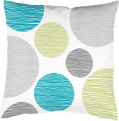 Home Basics Gardine Kissenhülle BORDEN samt, günstig online kaufen